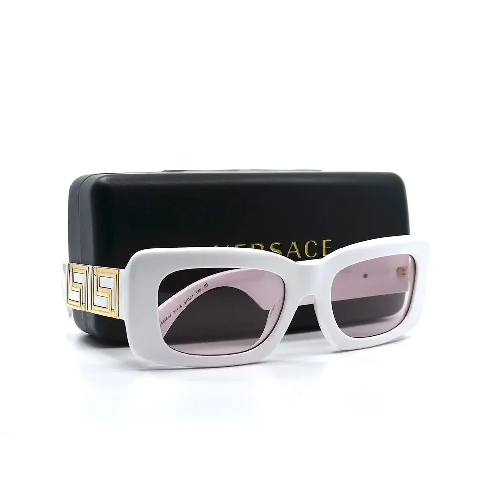 VERSACE VE4444U 314/5 White Pink Sunglasses – 100% Authentic